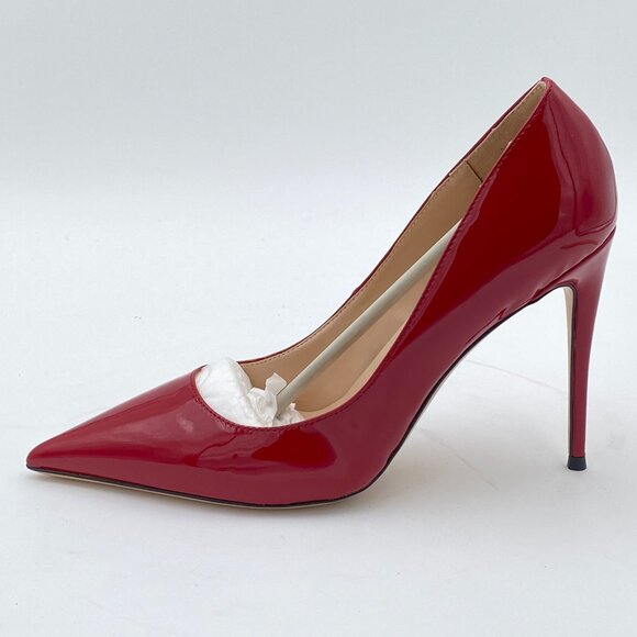 Red Patent Leather Heels - Picture 2 of 6
